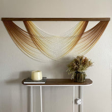 Load image into Gallery viewer, Isla - Marigold Ombré Dip Dyed Fiber Art Wall Hanging - Large Yarn Tapestry - Macrame Wall Art