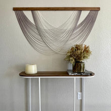 Load image into Gallery viewer, Isla - Gothic Lavender Ombré Dip Dyed Wall Hanging - Large Yarn Tapestry