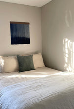 Load image into Gallery viewer, Navy Blue Ombré Dyed Wall Hanging