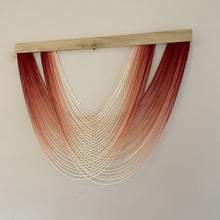 Load image into Gallery viewer, Isla in Sunset Rose - Wall Art - Large Yarn Wall Hanging/Tapestry
