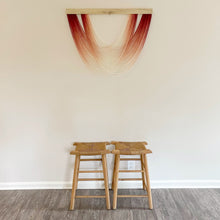 Load image into Gallery viewer, Isla in Sunset Rose - Wall Art - Large Yarn Wall Hanging/Tapestry
