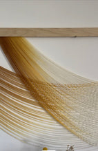 Load image into Gallery viewer, Isla - Marigold Ombré Dip Dyed Fiber Art Wall Hanging - Large Yarn Tapestry - Macrame Wall Art
