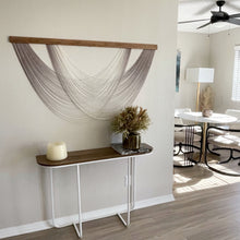 Load image into Gallery viewer, Isla - Gothic Lavender Ombré Dip Dyed Wall Hanging - Large Yarn Tapestry
