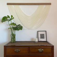 Load image into Gallery viewer, Isla in Cream - Yarn Wall Hanging - Large Wall Art
