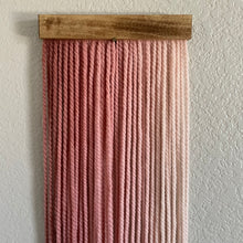 Load image into Gallery viewer, Light Pink Ombré Dyed Wall Hanging
